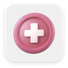 3D Image of Health Cross